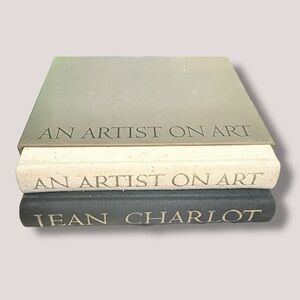 An Artist on Art: Collected Essays of Jean Charlot 2-Vol Hardcover Set Slipcase